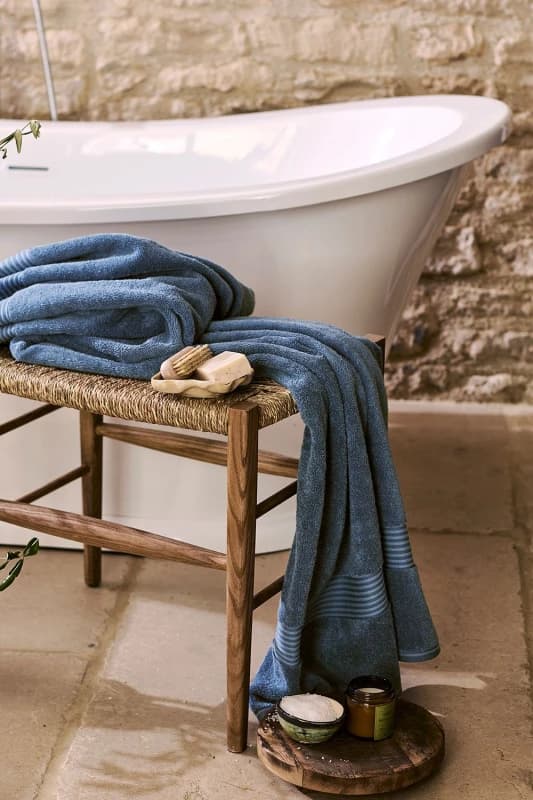 Christy CHRISTY 'Supreme Hygro' Luxury 100% Supima Cotton Pile Towels in Mid Blue Size: Guest Towel Mid Blue Guest Towel Unisex 5012448880729