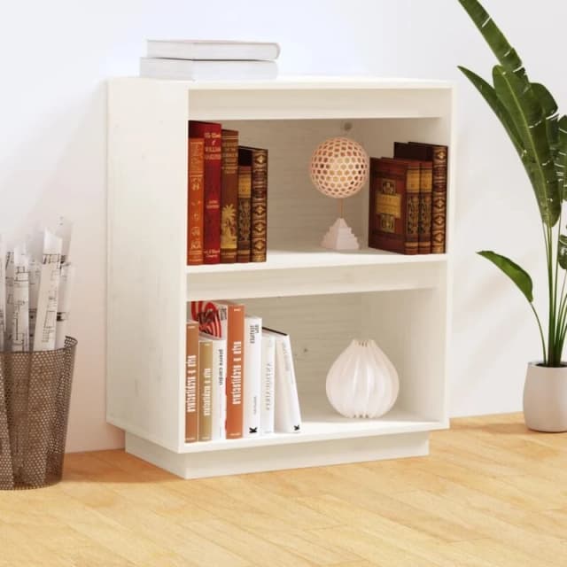 VIDAXL Console Cabinet White 60x34x75cm Solid Wood Pine Vidaxl 8720286904589