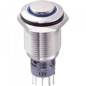 TRU COMPONENTS LAS2GQH 22ZEB12VSP Tamper proof pushbutton 250 V AC 3 A 2 x OnOn latch