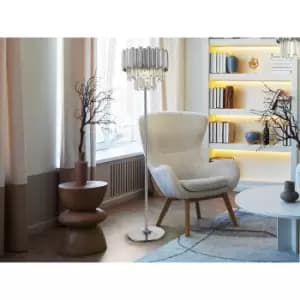 Schuller Tiara Glass Floor Lamp 3 Light Chrome G9