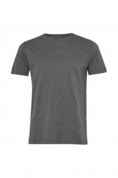 Mens French Connection Classic Cotton Crew T Shirt Grey