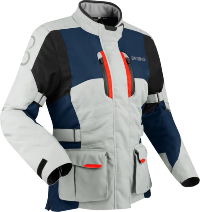 Bering Lady Siberia Jacket Grey Blue Red Size T2