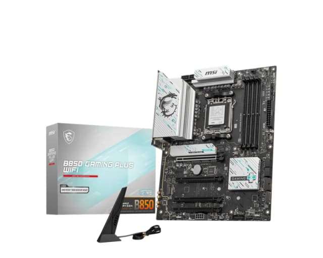 MSI B850 GAMING PLUS WIFI6E AM5 DDR5 ATX Ryzen Motherboard