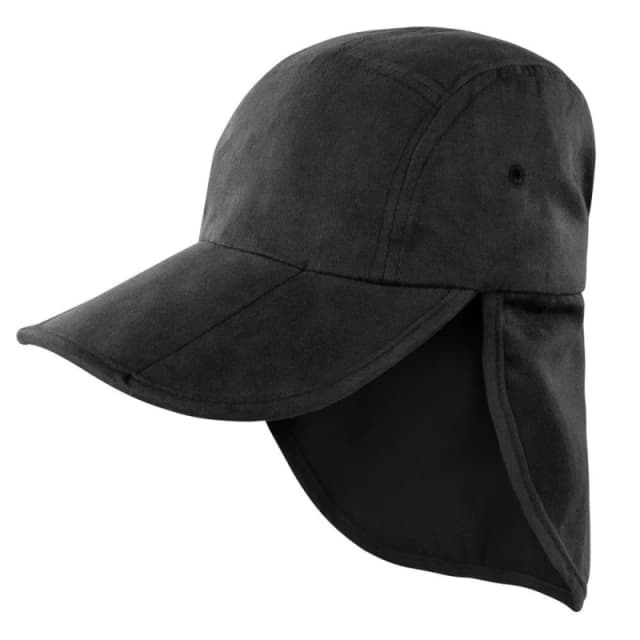 Result Result Men Legionnaires Foldable Baseball Cap in Black One Size Male 5063425977444