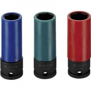 Bosch Accessories 2608551102 Hex head Bit set 3 Piece 1/2 (12.5 mm)