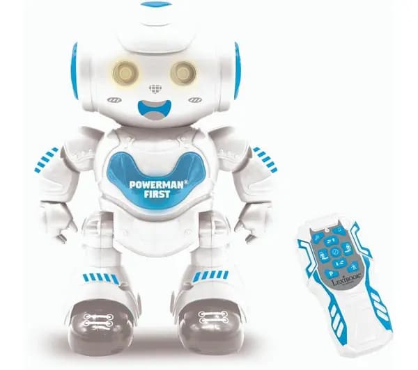 LEXIBOOK Powerman First Educational Robot - Blue & White, Blue,White 3380743099040