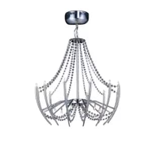 Zest Pendant Round 18 Light G4 Polished Chrome/Crystal, NOT LED/CFL Compatible