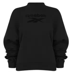 Reebok Mock Crew Sweater Womens - Black