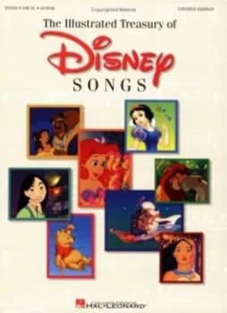 The Illustrated Treasury of Disney Songs by Walt Disney Company Paperback