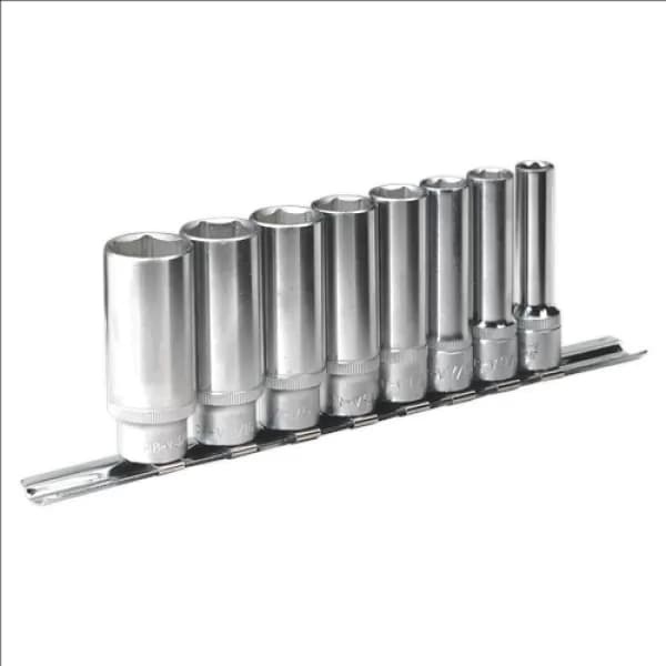 Genuine SEALEY AK2831 Socket Set 8pc 3/8Sq Drive 6pt Deep WallDrive® Imperial
