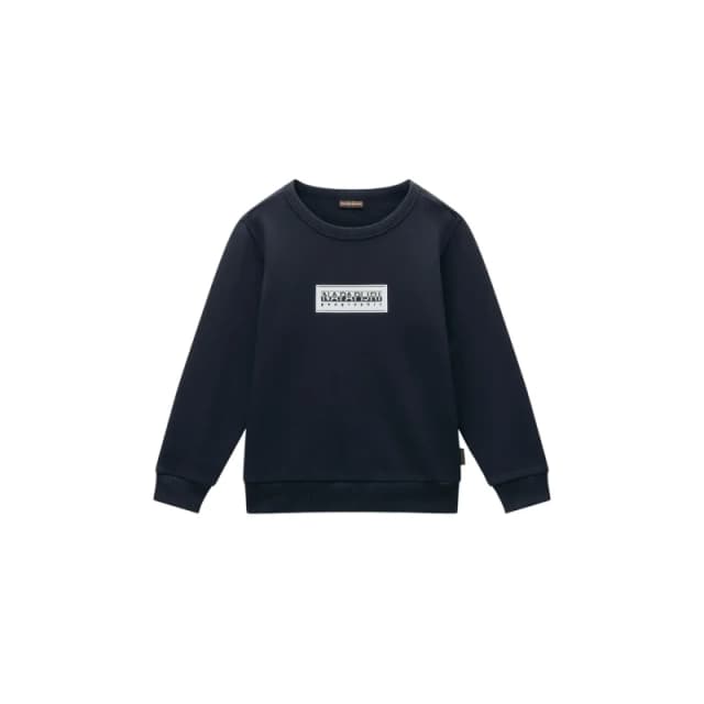 Kids' round neck sweatshirt Napapijri B-Chamois Bleu Unisex 14 ans