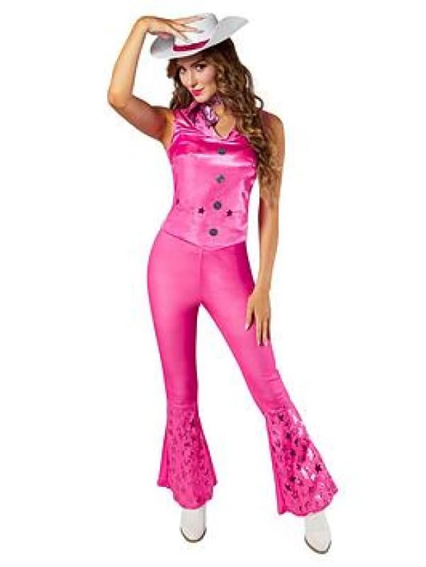 Barbie Cowgirl Adult Costume One Colour WZH5Q Female M,S,XS
