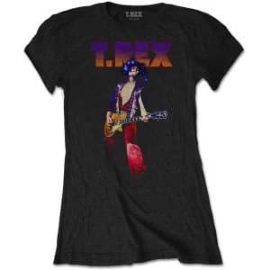 T-Rex - Rockin' Womens Large T-Shirt - Black