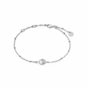 Daisy London Jewellery 925 Sterling Silver Howlite Healing Stone Bobble Bracelet Sterling Silver
