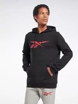 Reebok Identity Fleece Hoodie, Black, Size S, Men