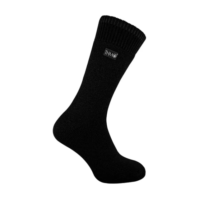 Sock Snob Mens Thick Winter Thermal Socks with Seamless Toe (Multipack Options) - 6-11 UK / Black / 1 Pack