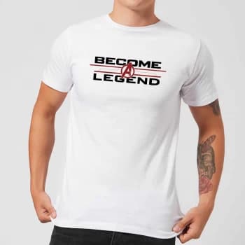 Avengers Endgame Become A Legend Mens T-Shirt - White - S