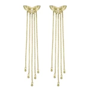 Ladies Sara Miller Kew Butterfly Rear Drop Earrings