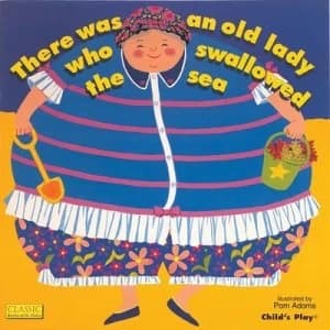There Was an Old Lady Who Swallowed the Sea by Pam Adams Book