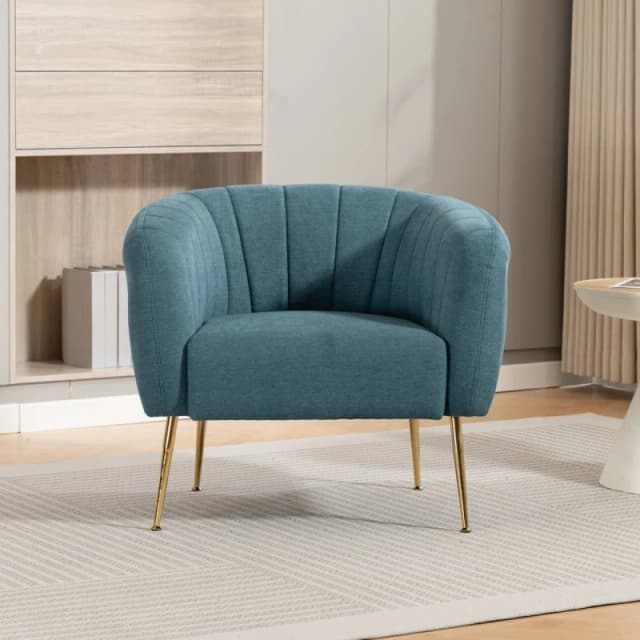 Artemis Home Stanton Accent Chair in Teal Size: 1 Pack Teal Unisex 1 Pack