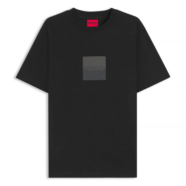 Hugo Dusplit Split Logo T-Shirt Black male XS