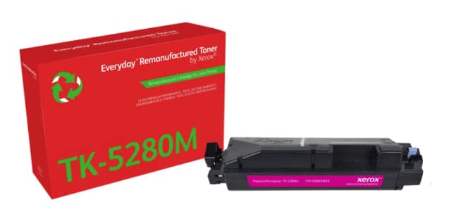 Xerox Everyday Magenta Remanufactured Toner by Xerox compatible with Kyocera TK-5280M, Standard capacity 006R04818
