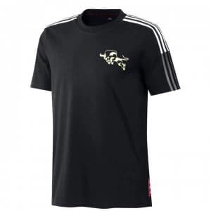 adidas Manchester United Chinese New Year T Shirt Mens - Black