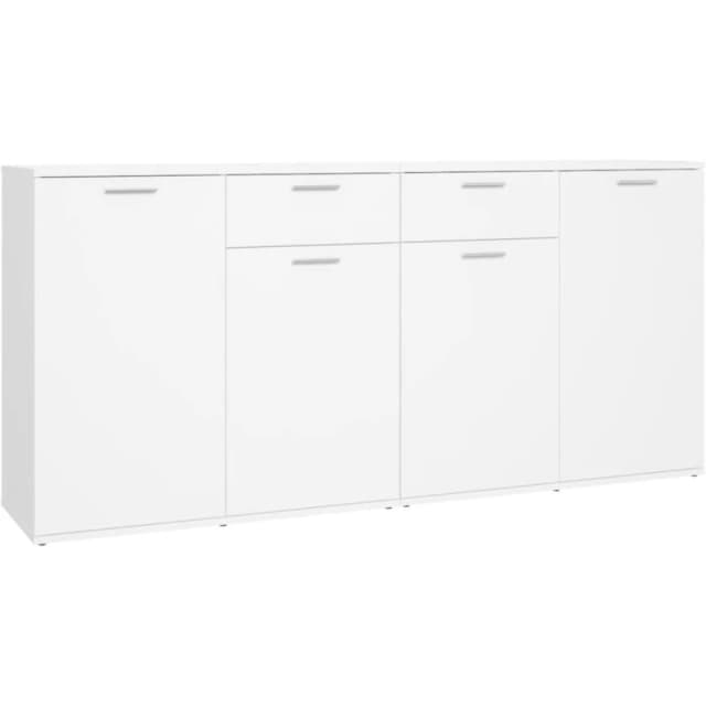 VIDAXL Sideboard White 160x36x75cm Engineered Wood Vidaxl 8720286459096