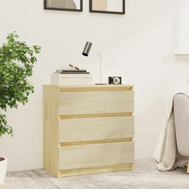 VIDAXL Bedside Cabinet 60x36x64cm Solid Pinewood Vidaxl 8720286607930