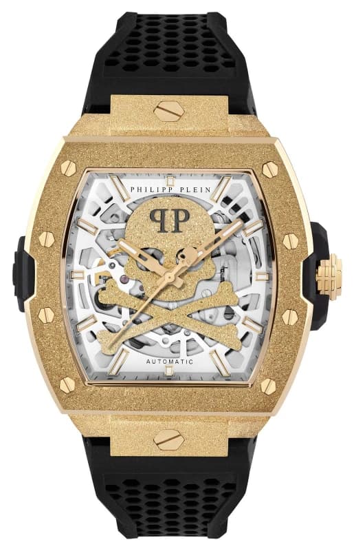 Philipp Plein PWJFA1025 THE $KELETON FROSTED (44mm) Silver Watch