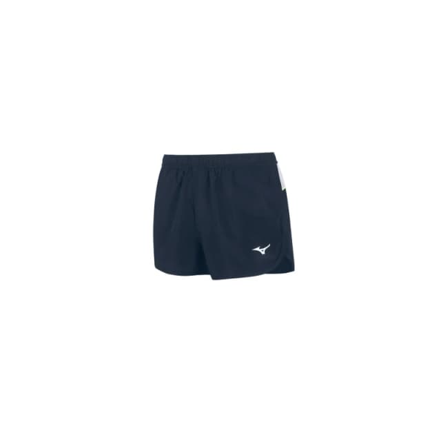 Premium womens shorts Mizuno JPN split Bleu Female XS