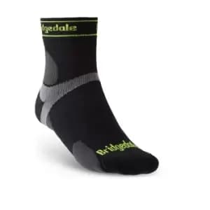 Brigdedale TRAIL RUN Ultralight T2 Merino Sport 3/4 Crew Mens - X-Large Black