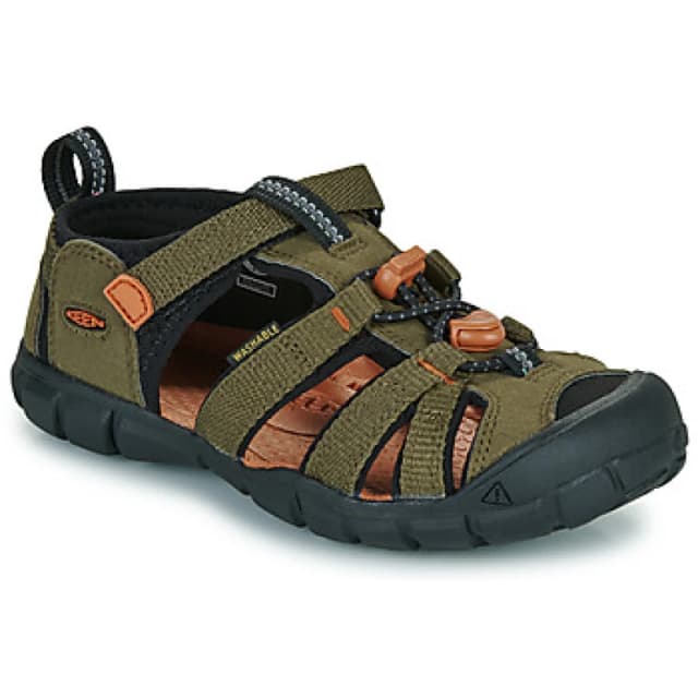 Keen SEACAMP II CNX boys's Children's Sandals in Kaki