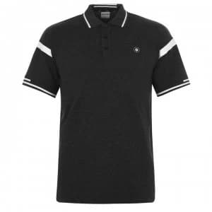 Jack and Jones Core Luke Polo Shirt Mens - Black Mel