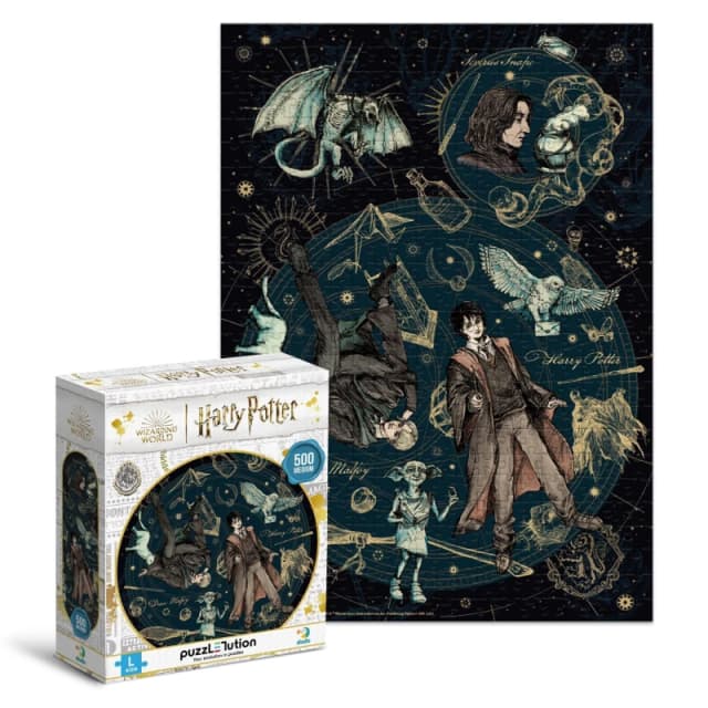 DODO Harry Potter Puzzle - Devoted, Legend, Proud 500 Pieces Multi