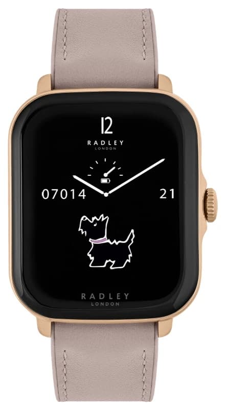Radley Series 20 Pink Leather Strap Calling Smart Watch