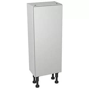 Wickes Vienna Grey Gloss Fitted Open Base Unit - 300mm
