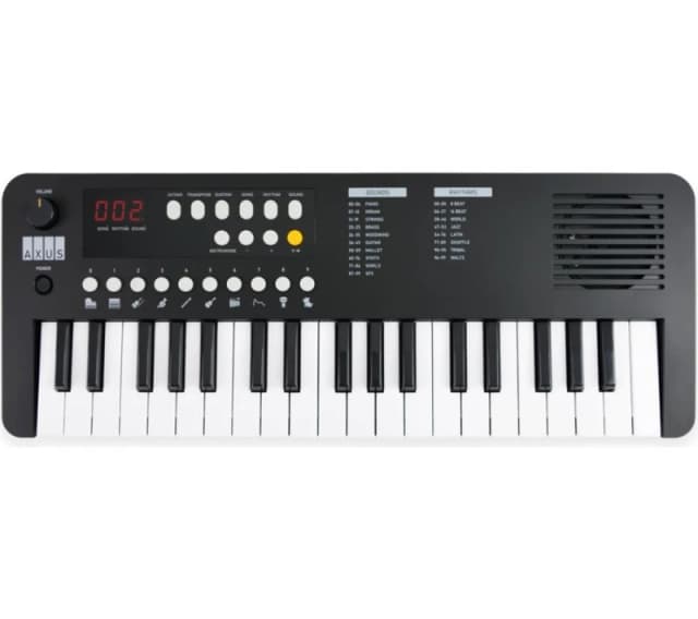 Axus Mini Keyboard 37 Key Keyboard - Black AXMK37BK