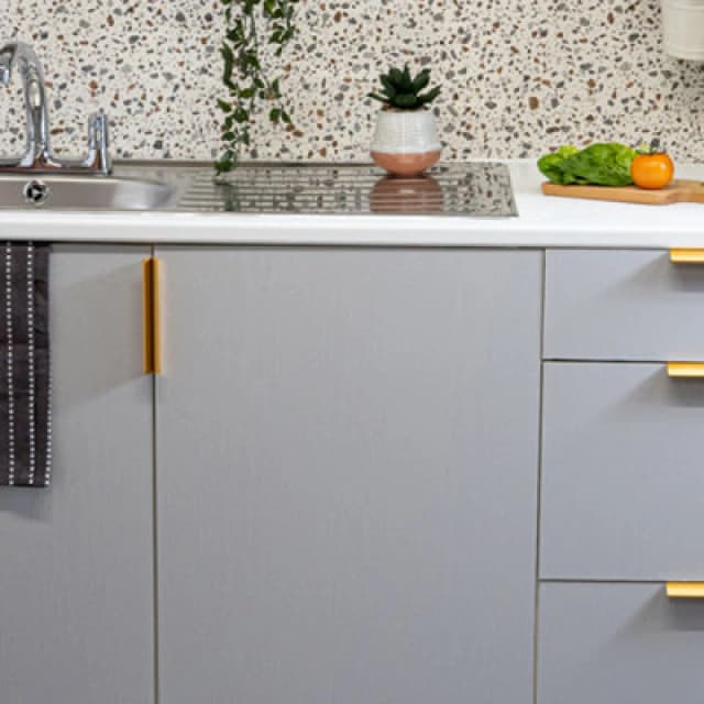 D-C-Fix Woodgrain Padstow Grey Self Adhesive Vinyl Wrap Film For Kitchen Doors And Worktops 2M(L) 67.5Cm(W)