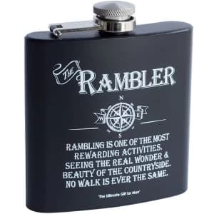 Ultimate Gift for Man Hip Flask Rambler