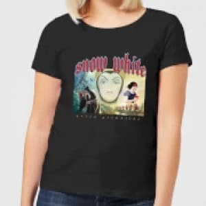 Disney Snow White And Queen Grimhilde Womens T-Shirt - Black