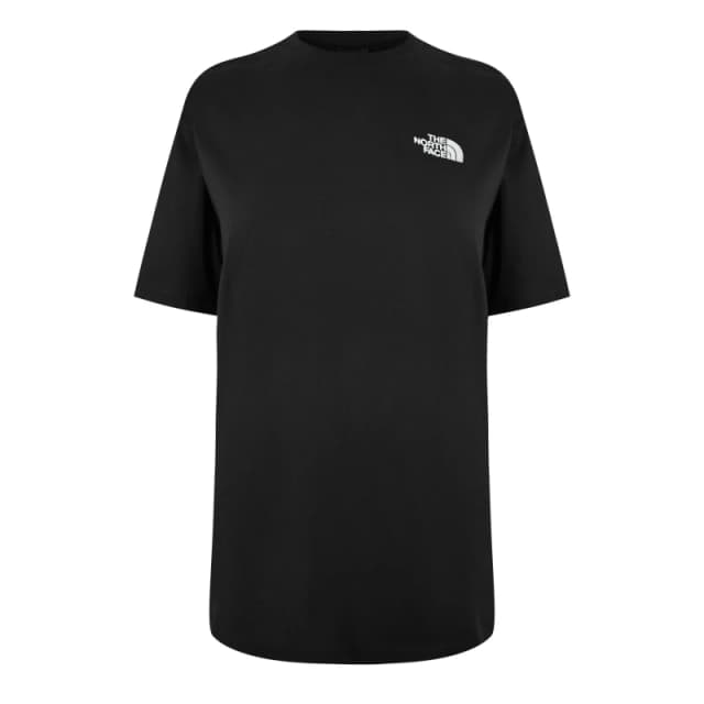 The North Face W S/S Essential Oversize Tee White - Black 8