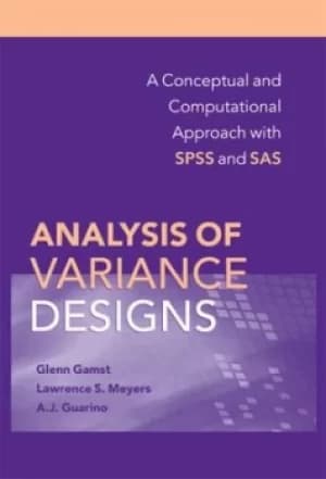 Analysis of variance designs by Glenn Gamst