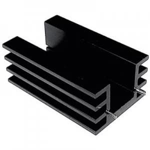 Fin heat sink 8 CW L x W x H 37.5 x 32 x 20 mm TO 220 ASSMANN
