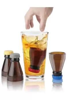 Final Touch Set of 4 Beer Bomb Shot Glass 2 Ounce