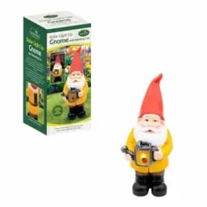 Gardenkraft Gnome With Water Can Solar Light Garden Ornament