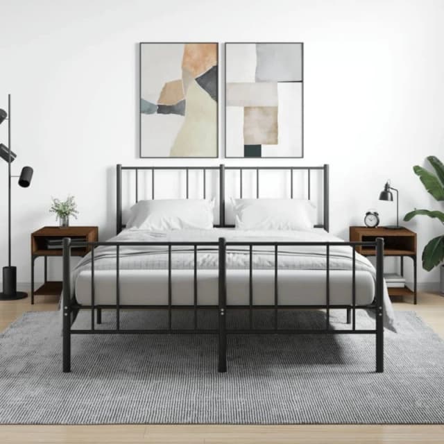 VIDAXL Bedside Tables 2 pcs Brown Oak 40x41x50cm Engineered Wood Vidaxl 8720845938413