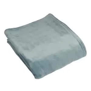 Harlow Fleece Throw Mist Blue