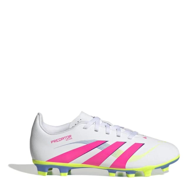 adidas Predator Club Childrens Firm Ground Football Boots Firm Ground Football Boots C10 (28) White 08044201100