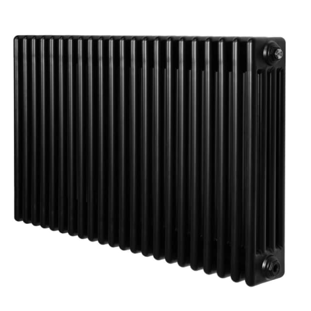 Monstershop Traditional 4 Column Radiator - 600 x 1010mm - Black Unisex
